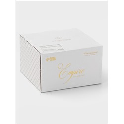 Чайная пара WY Empire, чашка 250 мл, блюдце d=10.4 см, фарфор, белая