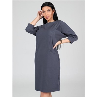 Платье "Вокал" (Темно-серый)