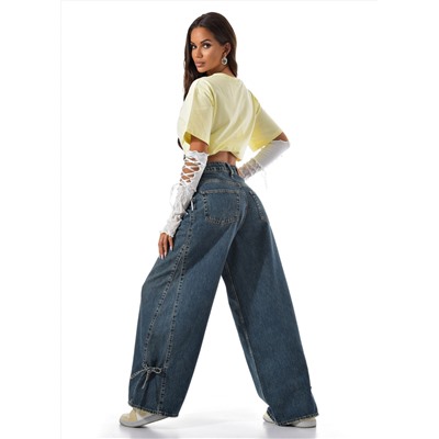 Женские джинсы широкие CRACPOT