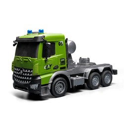 Машина "Военный автовоз" с танком  р/у 27 MHz, в коробке