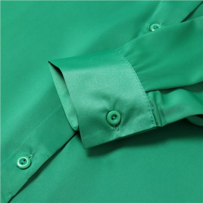 Рубашка женская, цвет зелёный, размер М (44)