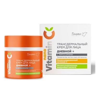 NANOVITAMIN С Трансдермальный Крем дневной с липосомами 50г