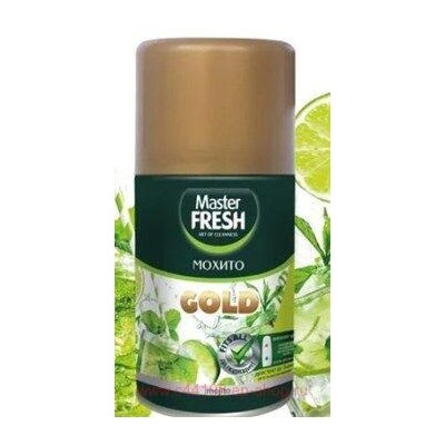 MASTER FRESH Освежитель воздуха GOLD Махито сменный баллон 250 мл