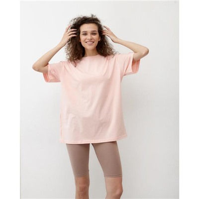 Футболка женская MINAKU OVERSIZE FIT, цвет персиковый, размер 42