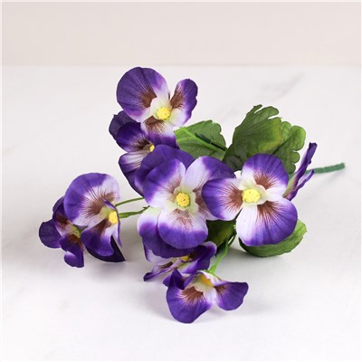 Цветок искусственный Фиалка 28 см / ZJ3168 /уп 2/1600/