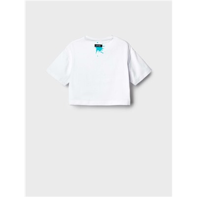 Фуфайка трикотажная для девочек (футболка)