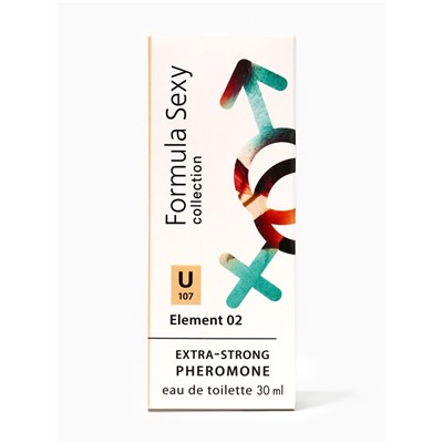 Туалетная вода женская с феромонами Formula Sexy collection Element 02 U107, 30 мл (по мотивам Molecules Escentric 02 (Escentric Molecules)
