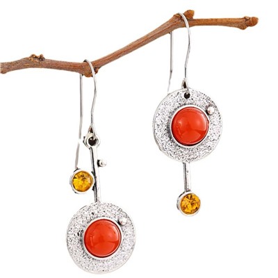 Серьги на крючках арт. 13 4421 (id 285728)