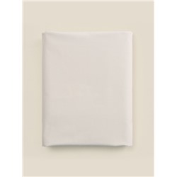 Простыня 1.5-спальная SL Home Percale 300ТС, 160×235 см, молочная, хлопок 100%