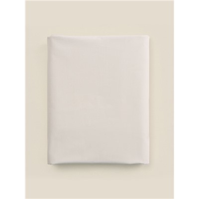 Простыня 1.5-спальная SL Home Percale 300ТС, 160×235 см, молочная, хлопок 100%