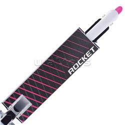 Самокат 2-х колесный ROCKET,колеса PU/ 125 мм,ABEC 7, розовый