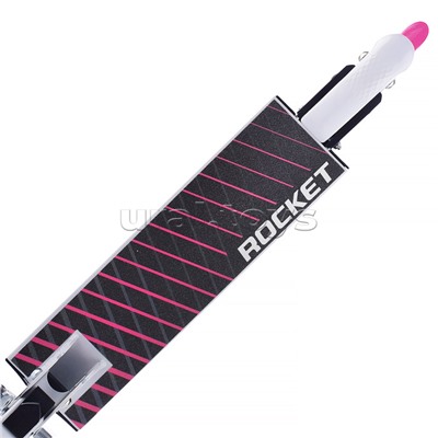 Самокат 2-х колесный ROCKET,колеса PU/ 125 мм,ABEC 7, розовый