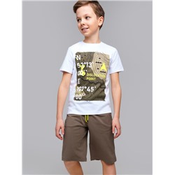 Комплект трикотажный для мальчиков: фуфайка (футболка), шорты