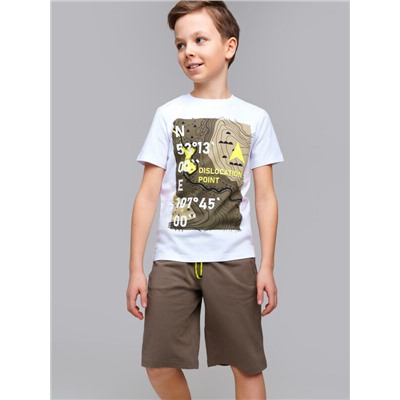 Комплект трикотажный для мальчиков: фуфайка (футболка), шорты