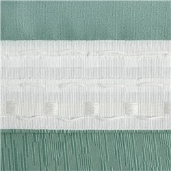 Штора портьерная «Этель. Фактура», светло-зелёная, 145×265 см