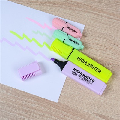 Текстовыделитель набор 4 штуки / H1015 /уп 48/288/АКЦИЯ