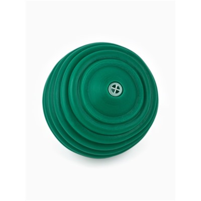 Игрушка пищащая «Мячик, горизонтальные полоски», 5.5 см темно-зеленая