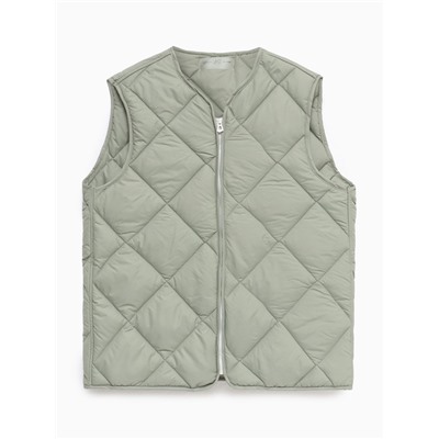 Жилет стёганый женский демисезонный MIST, размер 42, зелёный