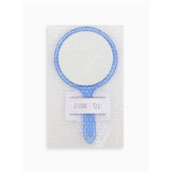 Зеркало с ручкой, двустороннее, с увеличением х2, 11.5×21 см, (d=10 см), МИКС