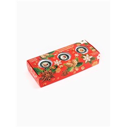 Подарочный набор новогодний «Волшебных праздников», орехи в сосновом сиропе, 90 г (3 шт.×30 г)