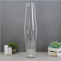 Ваза «Диаболо», 6.2 л, d=9 см, 60×15 см, стекло, прозрачная