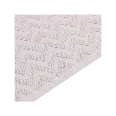 Полотенце махровое LoveLife Zig-Zag, 70×130 см, цвет пыльно-лавандовый, 100% хл, 450 г/м²