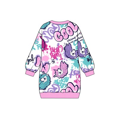 Платье трикотажное для девочек