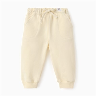 Штанишки детские MINAKU: Basic Line BABY, рост 68-74 см, молочные