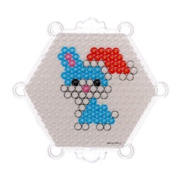 УЦЕНКА (в пакете) Аквамозаика «Зайчик», 8 трафаретов