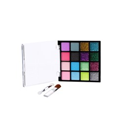 Набор косметики для девочки: тени, кисть, аппликатор