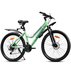 Велосипед 26" Rocket lady Alloy 26, цвет светло-зеленый, размер 17"