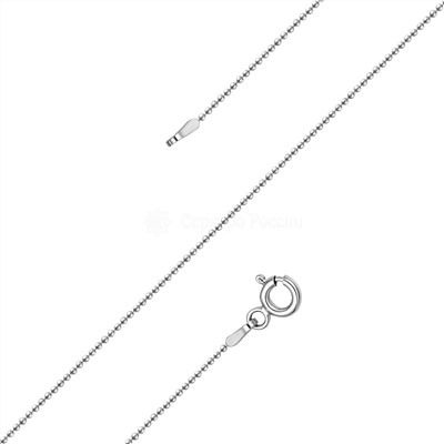 Цепь из серебра родированная - 55 см 925 пробы 2800R120L55