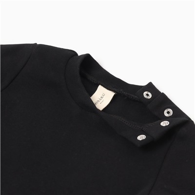 Комплект детский термо (джемпер, брюки)  MINAKU, цвет черный, рост 86-92 см