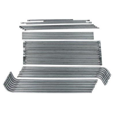 Теплица, 6.1×2.45×2.1 м, оцинкованный металл, профиль d=25 мм, чехол из спанбонда 90 г/м²