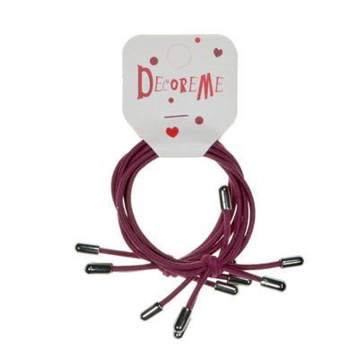 Резинка для волос 2 шт МИКС "BLACK IS COOL" 2-712/12 DecoreMe