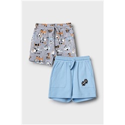 Шорты детские трикотажные для мальчиков, 2 шт в комплекте PLAYTODAY, 1242028