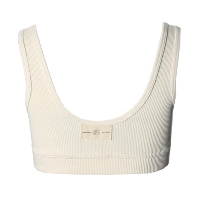 Топ укороченный женский Mist Old School, размер 46, молочный