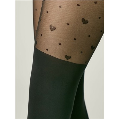 CONTE Колготки с сердечками и имитацией гольфинов SWEET LADY