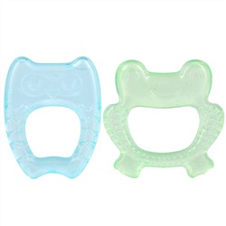 Green Sprouts, Cool Nature Teethers, 3+ Months, Green, Aqua, 2 Pack