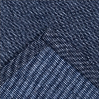 Фартук «Этель. Стиль», синий, 60×75 см, 60% п/э, 20% хлопок, 20% лён