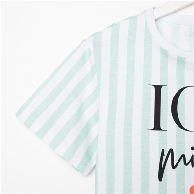 Футболка домашняя женская KAFTAN Fresh, размер 48-50