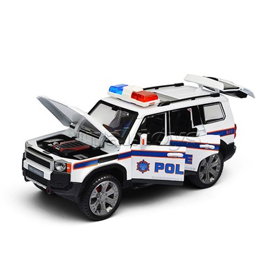 Машина "Полицейский внедорожник" (свет, звук, дым) в коробке