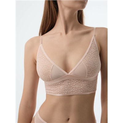 Бюстье CONTE SAVAGE LBE 2533 Бюстье с треугольными чашками из кружева и сетки