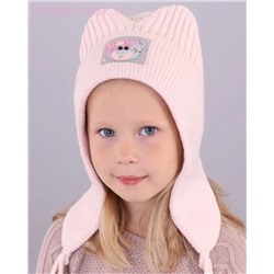 07-4-H Комплект для девочки флис (ушанка+снуд) (48-52)