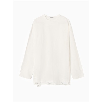 Лонгслив женский MINAKU: One Most Brand, белый, размер onesize