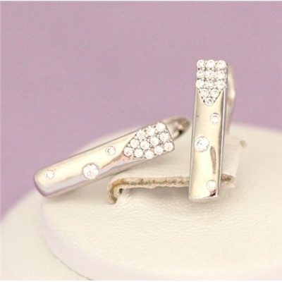 Серьги родий Н01-12472