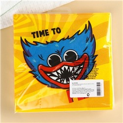 Салфетки бумажные «Хагги Вагги», 33×33 см, 20 штук, 3-х слойные, Монстр