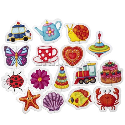 Для самых маленьких. 1+ Вот такие половинки