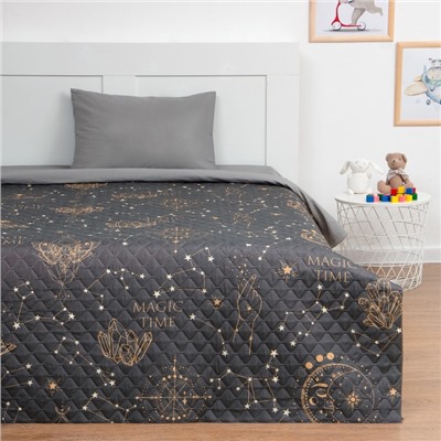 Покрывало 1.5-спальное «Этель» Magic Time, 145×210 см, микрофибра