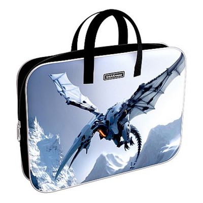 Папка  А4+ на молнии с ручками 64985 Techno Dino ErichKrause